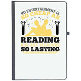 Udnag Ruled Notebook Diary Reading | No Entertainment Is So Cheap As Reading, Nor Any Pleasure So Lasting, [A5 80Pages 80Gsm]