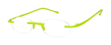 Scojo New York Gels Original Reading Glasses | 2.5x GREENSLEEVE | Readers for Men & Women | Stylish, Scratch-Resistant Lenses