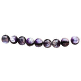 20pcs 10mm Violet Color Luminous Lampwork Glass Beads Handmde Glow in The Dark Loose Bead Round for Jewelry Bracelet Neckalce Ea