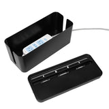 Neomate Cable Management Box | Cord Organizer for Power Strips, Surge Protectors, Extension Boards, and Routers | Child-Safe TV
