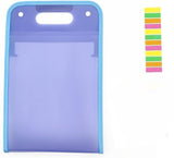 Shg Enterprise 1 Pcs Vertical Expanding File Folder, 13 Pockets Portable A4 Plastic File Folder Waterproof Folder Document Recei