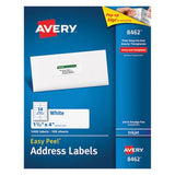 Averyamp;reg; Easy Peel Address Labels for Inkjet Printer, 11/3 x 4, White, 1,400 per Box