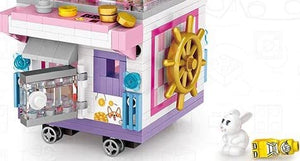 General Jim's Amusement Park Claw Crane Mini Bricks 587 Piece Mini-Bricks Building Blocks Set with Accessories for Building Bric