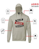 Adro Men'S Cotton Neck Hooded Sweatshirt (H20-M-Dba-Ch_Beige_Xl)