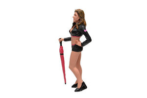 American Diorama Umbrella Girl Ii Figure For 1:24 Scale Models 77486