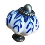 Heavenglow 5Xceramic Pumpkin Door Knob Cabinet Drawer Wardrobe Cupboard Pull Handle|1 X Ceramic Pull Handle1 X Screw(5 Pack)|Hom