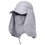 Oligitdi Polyester Sun Protection Cap For Men, Beach Fishing Hat, Summer Hat For Men, Round Sun Cap For Hiking, Fishing, Gardnin