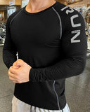 Eyebogler Men Round Neck Solid Full Sleeve Regualr Fit T-Shirt Black,BlackApparel,XL