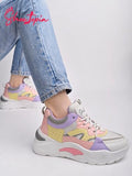 Shoetopia Smart Casual Lace-Up White Sneakers For Women & Girls-Eu41,White,8,B0D2RM3HGF