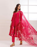 Gosriki Women'S Rayon Viscose Printed Anarkali Kurta With Pant & Dupatta (Dilruba Rani-Gs_L_Pink_Large),Pink,,B0F13V4V54
