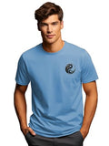 ADRO Men's Solid Regular Fit T-Shirt (RN24-STICK-YONG-SK_Sky Blue,Sky Blue