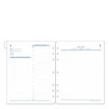 FranklinCovey Undated Two Pages Per Day Month Pack (Monarch)