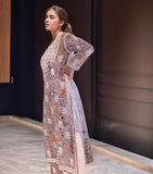 Gosriki Women'S Rayon Viscose Printed & Chikankari Embroidered Straight Kurta (Kisrup Multi-Vks02-Gs_Xxl_Grey_Xx-Large),Grey,2,B0F26QV3BV