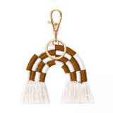 Merishopp 2X Fashion Tassel Key Chain Keyrings Pendant Accessories For Bag Wallet Car