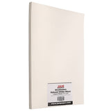 JAM PAPER Ledger 80lb Cardstock - 11 x 17 - Tabloid Coverstock - 237 gsm - Natural White Wove Strathmore - 25% cotton - 50 Sheet