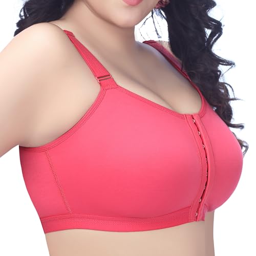 Trylo Riza Front Open-Scarlet-36-C-Cup,SCARLET,36,B0CJDWDGZJ