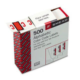 Smead AZ ColorCoded End Tab Filing Labels LABEL,FLDR,ENDTB,CDOE,5C S050191 (Pack of8)