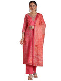 Libas Women'S Linen Kurta Set (486720R_Pink