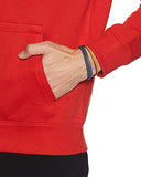 Adro Men'S Cotton Neck Hooded Sweatshirt (H22-1-Winn-Rd_Red_S)