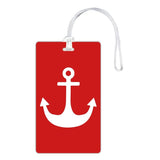 Sign Ever Anchor Theme Luggage Tag For Suitcase & Travel Bags | Durable Acrylic Travel Tag With Strap | Waterproof Bag Identifie