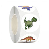ATORSE 3xPaper Stickers Scrapbook Dinosaur Stickers Decals for Cupcake Kids 3.8cm