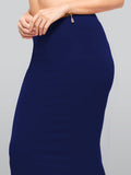 Lyra Lycra Saree Shapewear Petticoat For Womens Sarees Royal Blue Royal Blue 2Xl