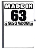 Udnag Ruled Notebook Diary Awesomeness | Made In 63, [A5 80Pages 80Gsm]