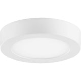 Everlume Collection White 5 Edgelit Round Flush Mount
