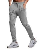 Eyebogler Mens Regular Fit Full Elastic Track Pant Silver,SilverApparel,34