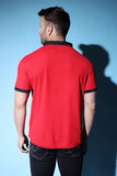 Dhruvi Trendz Mens Polycotton Casual Men T-Shirt Regular Fit Western (Dupli-Dt-Mt-1011_Red_2Xl)