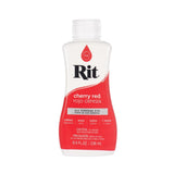 Rit Dye Liquid - Wide Selection of Colors - 8 Oz. (Cherry Red)