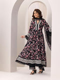 Libas Women'S Cotton Anarkali Kurta Sets (99088O_Black_S)