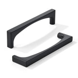 khtumeware 10 Pack Solid Handles 6-Inch(152mm) Matte Black Cabinet Pulls,Heavy Duty for Kitchen Cabinets, Cupboards, Drawers and