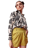 Leriya Fashion Tops for Women || Shirt for Women || Classic Style Every Occasional Shirt for Women || Top for Women || Printed Full Sleeve Shirt for Women || Stripped Pattern Tops (Medium Grey),Grey