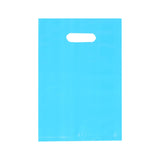 ysmile Plastic Shopping Bag, Merchandise Bag Store Retail Bag, Die Cut with Handle 11.8x15.8 Inch - Blue