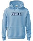 Adro Men'S Cotton Neck Hooded Sweatshirt (H24-Adro-Sk_Sky Blue,Sky BlueApparel,S