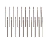 ATORSE 2x10 Pairs Sterling Silver Ear Pin Stud Earrings Minimalist Simple Ear Pin 0.75mm