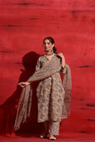 Kurta Set For Women || Women Kurta Set || 3pic Kurta For Women (50-85) (IN, Alpha, M, Multicolor)