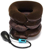 Bhabha Sales Air Inflatable Neck Traction Soft 3 Layer Pillow For Travel