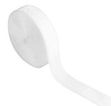 Double Ruffle/Velvet Ribbon for Gift Package Wrap, Hair Clip Accessory Making, Crafting, Sewing, Indoor Decor (5yd 7/8 Velvet-Wh