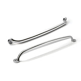 CABDM 10 Pack 10 inch Hole Center Polished Chrome Cabinet Pulls - Heavy Duty Solid Drawer Hardware Handles Kitchen Vanity Bathro