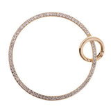 ATORSE 5xMetal Ring Purse Handles with Spring Gate ORings for Handbag Making Gold