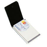 Style Shoes Stainless Steel Regular Card Holder For Men & Women (Blue)2702Im13