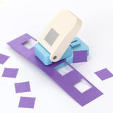 Krivtej 1Pack, Stamp Punch Rectangular 1X0.8 Inch | Postage Stamp Shape Paper Punch For Crafting, Scrapbooking & Card Making | L