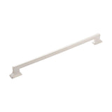 Belwith-Keeler B077465-14 Brownstone Collection Pull 12 Inch Center to Center Polished Nickel Finish