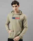 Adro Men'S Cotton Blend Neck Hooded Sweatshirt (H24-Flag-Be-2Xl_Beige)