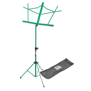 On-Stage Sm7122Grb Compact Folding Sheet Music Stand With Bag, Green