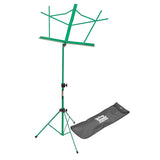 On-Stage Sm7122Grb Compact Folding Sheet Music Stand With Bag, Green
