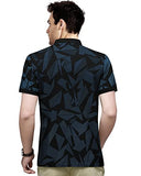 Eyebogler Geometric Printed Men Tshirt,Black Light Air ForcApparel,L