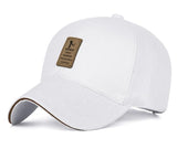 Alexvyan White Cotton Men Sun Visor Cap Baseball Adjustable Sport Summer Cap For Golf Tennis Cricket Cycling Running Gym Cap Su